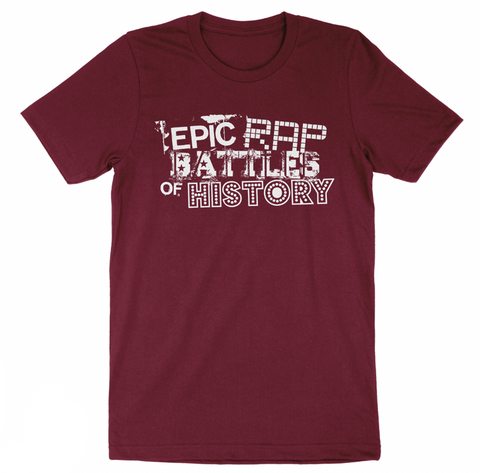 Maroon ERB T-Shirt (White Logo)