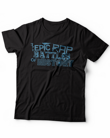 Black Logo T-Shirt (Blue Version)